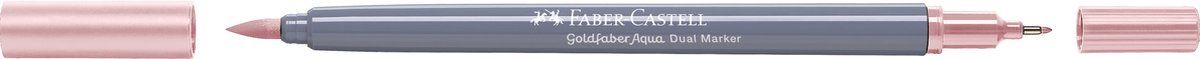 Faber-Castell Duo aquarelmarker Goldfaber - bleek roze 114 - brush / 0,4mm - FC-164505