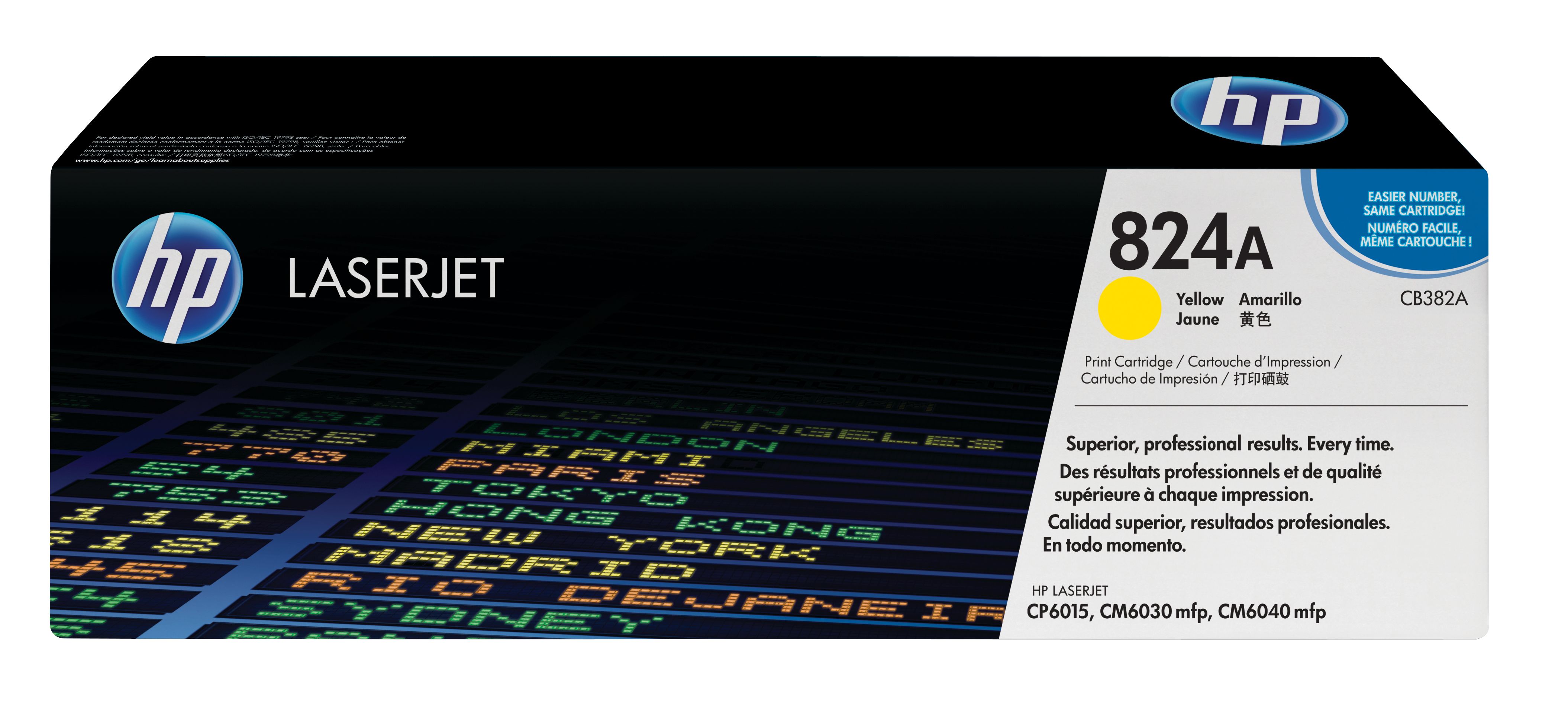 HP 824A Yellow Toner Cartridge - Original - 21,000 Pages