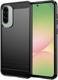 Techsuit Samsung Galaxy A56 Carbon Silicone Back Cover - Zwart