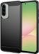 Techsuit Samsung Galaxy A56 Carbon Silicone Back Cover - Zwart