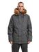 Brandit Tussenparka 'Fish Tail' lichtbruin / donkerbruin / donkergrijs