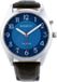 Montre-bracelet italienne XM-IT-220410 pour seniors avec son fort et bracelet noir.