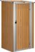vidaXL Tuinschuur - 118,5x97x209,5 cm - gegalvaniseerd staal - groen
