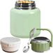 Ibenzoa® Thermische Etencontainer met Dubbele Afdichting en Inklapbare Lepel, 900 ml Capaciteit