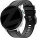 Bandz Siliconen band met gesp geschikt voor Garmin Fenix 5s/6s/7s/8 - Zwart
