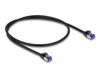 DeLOCK 80226 Câble réseau Noir 0,5 m Cat6a S/FTP Rond