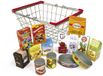 Tachan Panier de courses en métal avec nourriture 15 pièces multicolore 5-8 ans Enfants