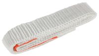 Kerbl Works 50 Pièces/Carton, Sangle De Levage Jetable, Din 60005, Élingue Jetable, Blanche, Longueur 0,60Cm, Largeur 30Mm, Circonférence 1,20M, Polyester, Wll 750Kg