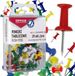 OFFICE products Kleurrijke Duimspijkers 25 Stuks Mix voor Prikborden