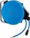 Airpress Haspel - 8 Meter - Wandslang - Opname 1/4" - Maximum druk 15 bar - Blauw