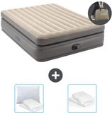 Intex Luchtbed - 2-Persoons - 152 x 203 x 51 cm - Grijs