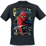 Spider-Man Disney Spider-Man - Brand New Day Comic Cover T-shirt - Zwart - S tot XXL