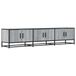 Sonoma Eikenkleurig meuble TV 180x35x41 cm Bois traité Gris