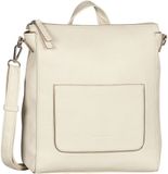 Tom Tailor Raisa Hobo Bag / Backpack Creme White