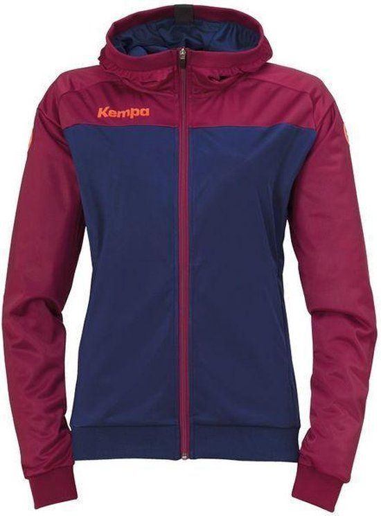Kempa Prime Multi Jacket Men Deep Blue-Dark Red Size M