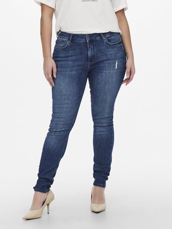 ONLY CARMAKOMA CARWILLY REG SKINNY JEANS - Women - Size 52 - Blue