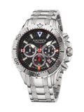 Nautica Nautica Gents Watch Quartz Analog Zilveren Toon Case: 100% Stainless Steel | Armband: 100% Stainless Steel 49 NAPNSF204