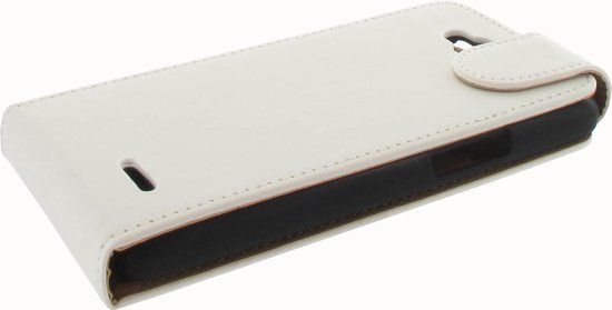 LG L90 Premium Flip Hoesje Wit - Book Case - Kunstleer - Wit - Merkloos