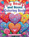 Tiny Hearts and Roses Coloring Book