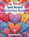 Tiny Hearts and Roses Coloring Book