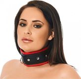 Bondage Play Lederen Halsband - 7cm