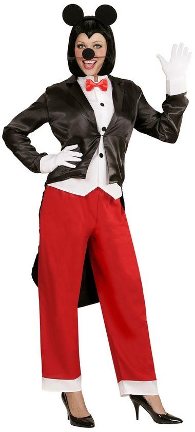 Widmann Mickey & Minnie Mouse Kostuum Broek En Pak Minnie Muis Dame Vrouw Small Carnaval kostuum Verkleedkleding