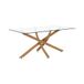 HOME DECO FACTORY - HD7931 - Heritage Table en verre - 100 x 60 cm
