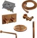 BRAUER Copper Edition mit elektronischer Steuerung und Duschkopf mit LED-Beleuchtung SET 51