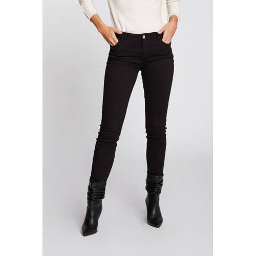 Morgan Low Waist Skinny Broek - Zwart