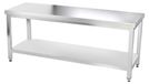 GOLDINOX plan de travail en acier inoxydable, 1800 x 600 mm, PREMIUM