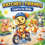Patches & Friends Learn to Ride: Coloring Book Bikes, Skateboards, and Big Adventures