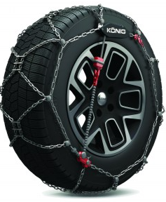 Konig  Sneeuwkettingen König XG Cross 251- 9mm Sneeuwkettingen - Automatisch gespannen -  Voor SUV’s en Crossovers