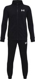 Under Armour UA Knit Track Suit Jongens Trainingspak - Zwart - Maat YLG