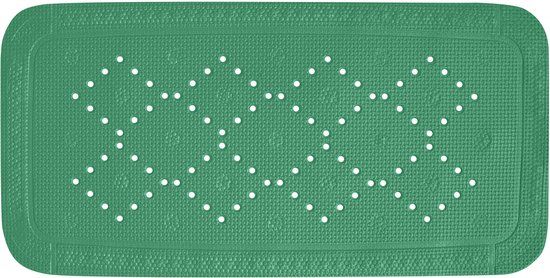 Spirella Badmat Antislip – Badkuip Mat met Afvoergat en Ophanghaakt – Douchemat Antislip voor Bad en Douche