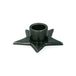 Bougeoir étoile porcelaine vert bougie de table