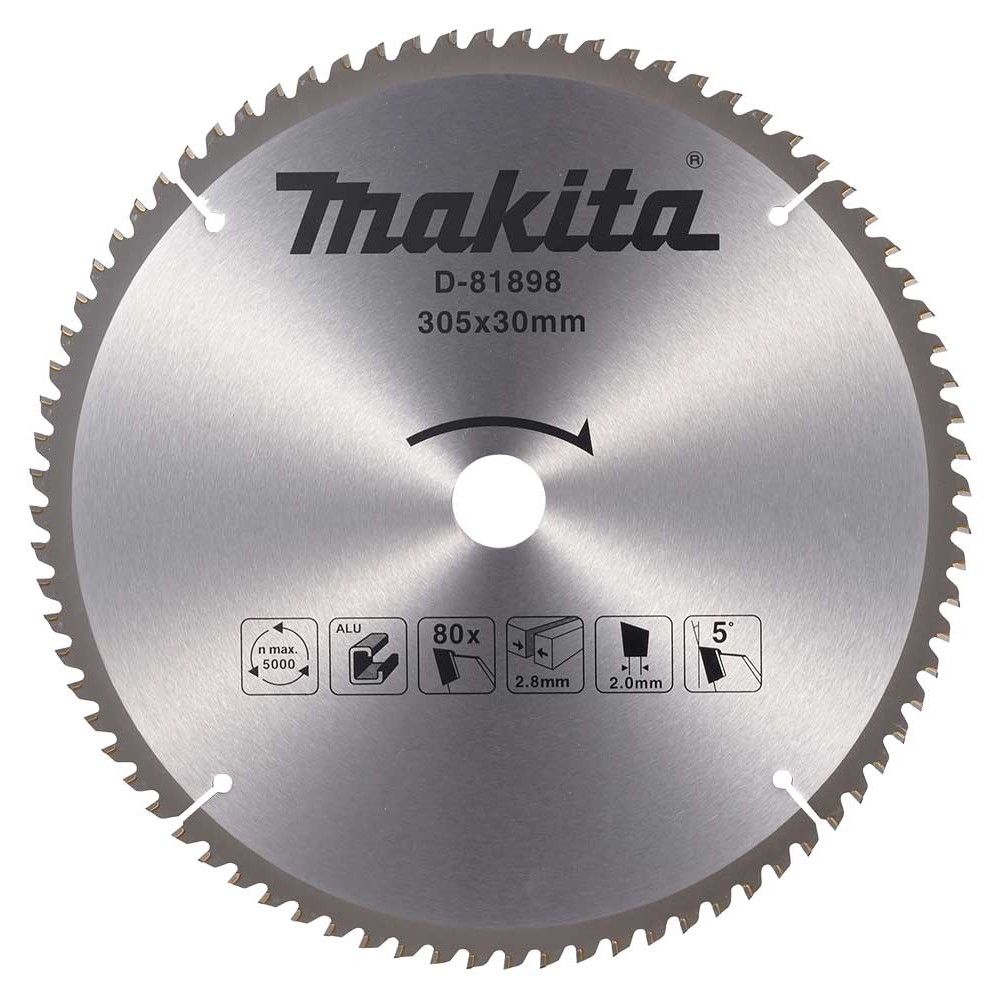 Makita Accessoires Makita HM Zaagblad Alu 305x30 80T 5G A - D-81898