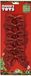 Marco Toys Kerstdecoratie, rode glitterstrikken, 6 stuks