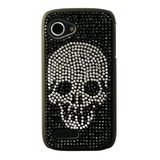 Coque Mocca Design Coque Wiko Cink Slim Tête de Mort Strass