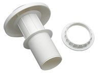Schoorsteen van kunststof "paddenstoel" voor afzuigkappen of ventilatie, diameter 60 mm, voor campers en caravans