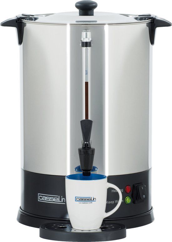 Casselin Koffie Percolator - 100 Kopjes - RVS - CPC100S
