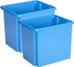 Sunware Nesta - 2x - plastique - 45L - bleu - 45 x 36 x 36 cm - empilable