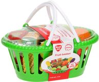 Playgo Play Play speelgoed fruitmand - mandje met fruit 13-delig kunststof.