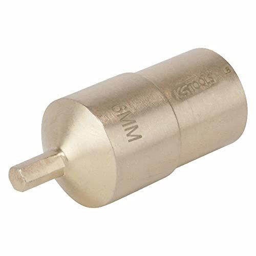 KS Tools 963.1302 BRONZEplus Bit Socket, Hexagon, 1/2", 6 mm