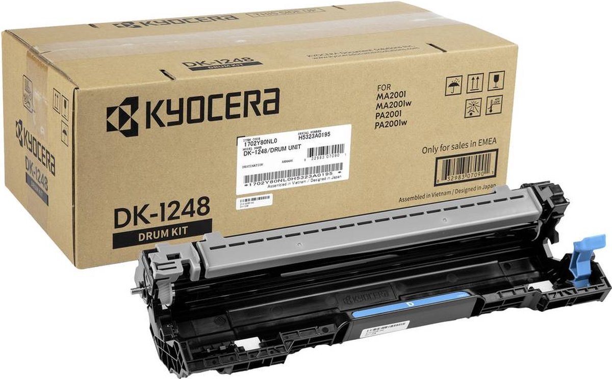 Kyocera Drum unit DK-1248 1702Y80NL0 Origineel Zwart 10000 bladzijden