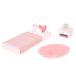 Our Generation OG Sweet Snuggles Slaapkamerset - Poppenhuismeubels - Platform Bed & Nachtkastje - 45 cm Poppenaccessoires - Pretend Play - Speelgoed voor Kinderen vanaf 3 jaar