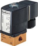 Burkert G1/4'' 230V AC Messing Magneetventiel FKM 0-10bar 6013 125304