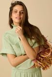 Sissy-Boy Groene gestreepte blouse