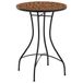 VidaXL Bistrotafel mozaïek Ø50x70 cm keramiek terracottakleurig