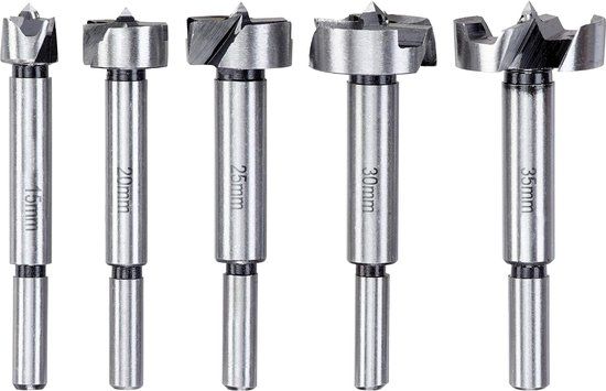 kwb Forstner borenset, 5-delig voor hout 15 - 35 mm