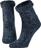 Apollo Chaussettes d'intérieur antidérapantes en laine pour enfants bleu taille 27-30
